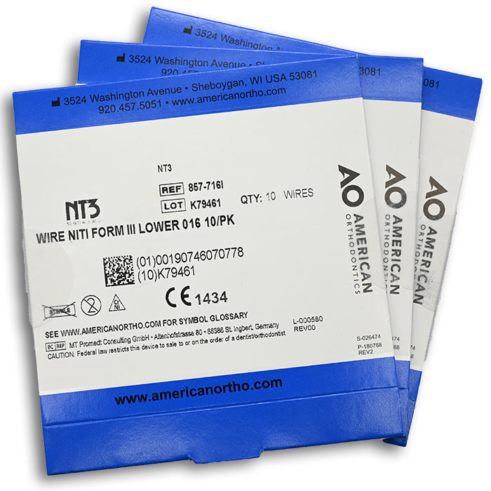 آرچ وایر نیتی American Orthodontics - 3