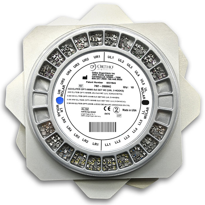 براکت فلزی 10 کیسی Ortho Organizer - 3